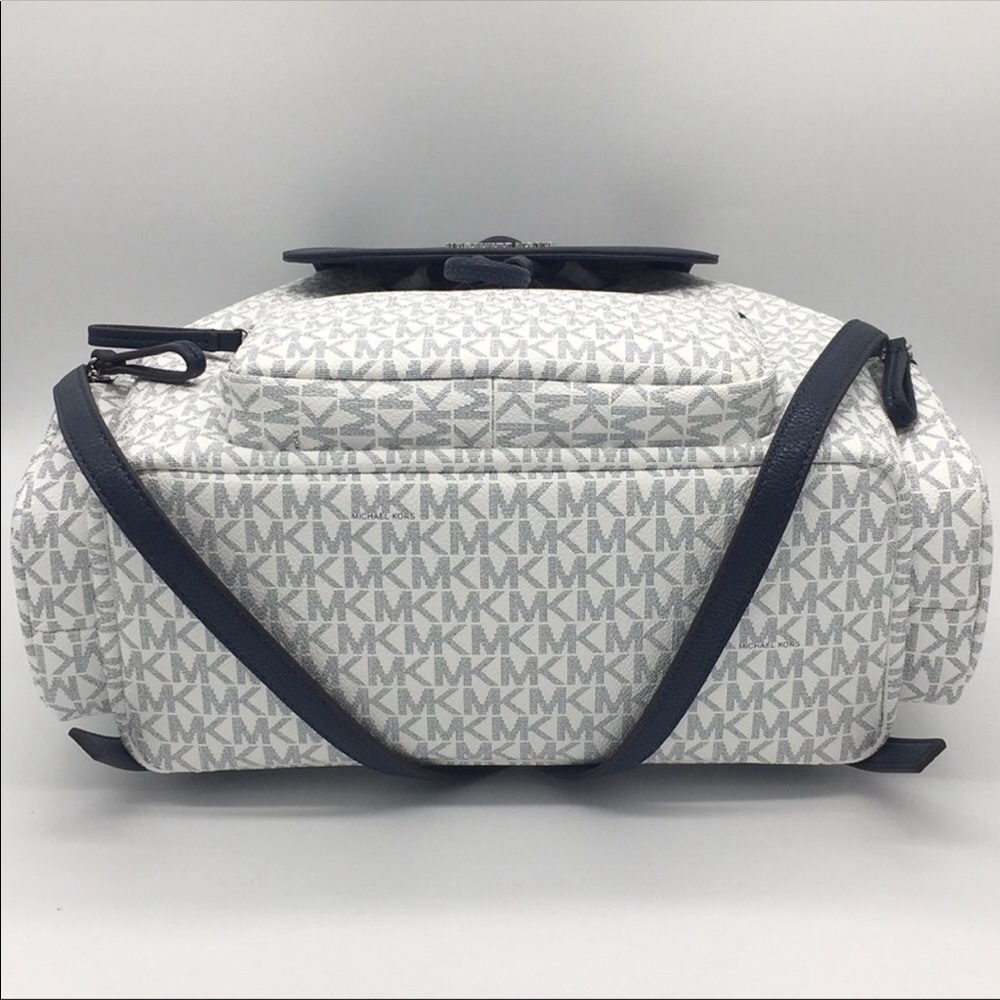 MICHAEL KORS ABBEY LG CARGO BACKPACK OPWHT MULTI - Picture 3 of 8